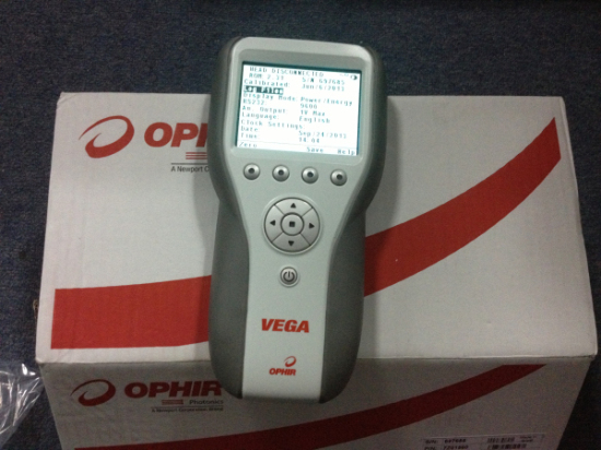 VEGA彩色手持式激光功率能量计表头，OPHIR代理商